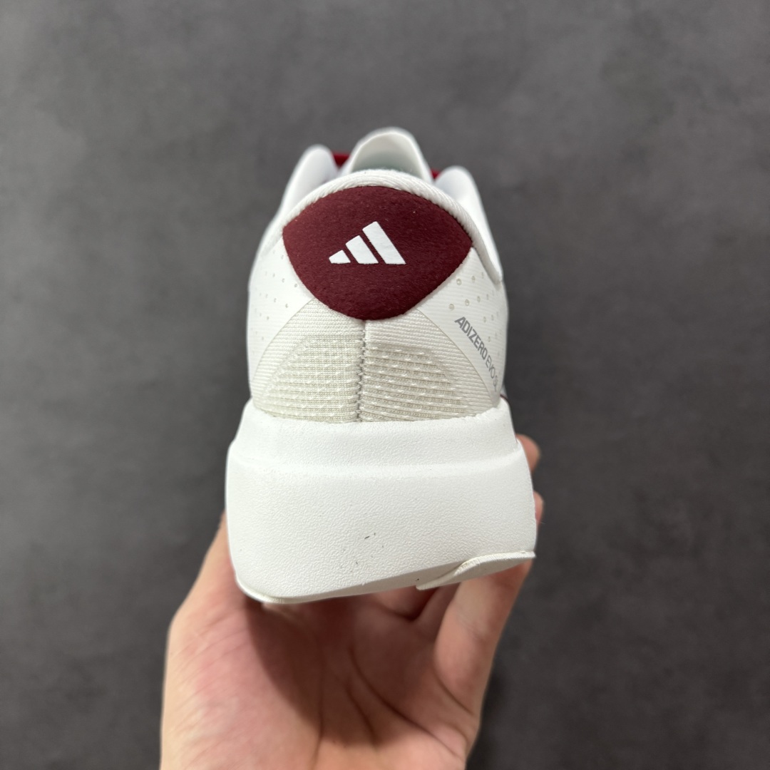 图片[4]-【公司级】Ad Adizero Evo SL M 阿迪超轻透气缓震跑鞋  以令人难以置信的138克重量，刷新了跑鞋轻量化的记录，阿迪在材料科学和工艺技术上的深厚积累。  全新鞋款采用Lightweight Upper材料，让穿着者几乎能够体验到一种\”裸足\”的感觉 货号：JQ4576  尺码：36 36.5 37.5 38 38.5 39 40 40.5 41 42 42.5 43 44 45 编码：FSB220230-选品中心