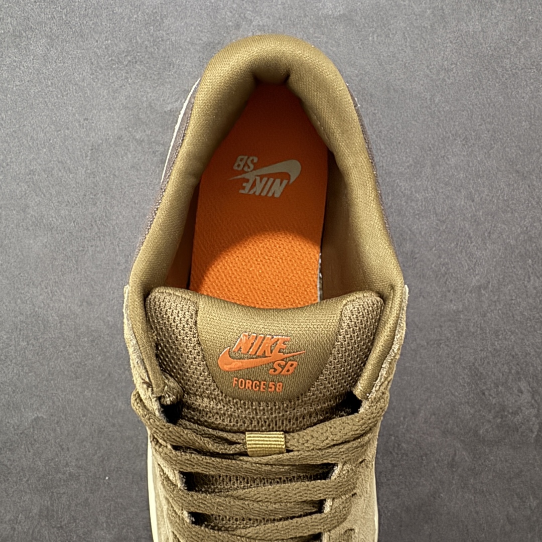 图片[7]-【纯原版】Nike SB Force 58 糖炒板栗棕色 此款为您提供杯底的耐用性和硫化鞋的灵活性。由帆布和绒面革制成，饰有穿孔，整体外观注入了传统篮球DNA。 货号：DV5477-201 尺码：35.5 36 36.5 37.5 38 38.5 39 40 40.5 41 42 42.5 43 44 44.5 45 编码：HXSA210220-选品中心