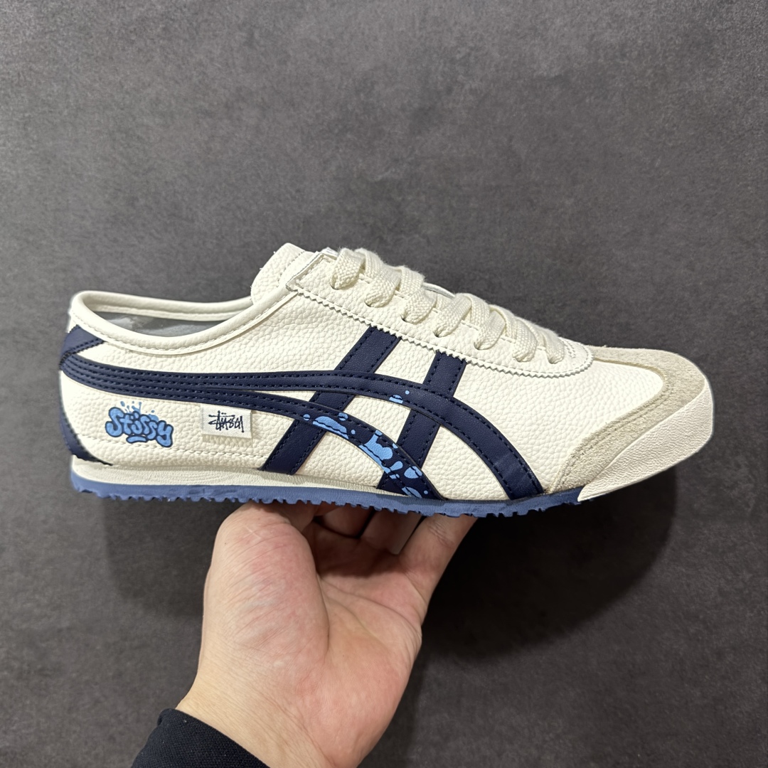 【定制版】 Stussy x Onitsuka Tiger Mexico 66 定制配色 斯图西联名 鬼冢虎®经典低帮复古经典百搭帆布休闲慢跑鞋 DL408-142 尺码:36 37 37.5 38 39 39.5 40.5 41.5 42 42.5 43.5 44 44.5 45 编码:CCB290300-选品中心