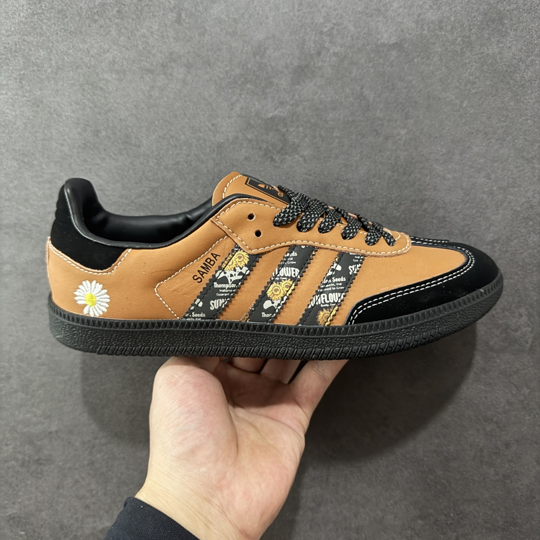 【定制版】Peaceminusone x Adidas Originals Samba OG 权志龙联名黑棕桑巴舞系列复古经典轻便板鞋 定制鞋盒 大厂流水作业生产 超高清洁度 皮料切割干净无任何毛边 细节完美 货号:XR0008 尺码:36 36.5 37 38 38.5 39 40 40 40.41 42 42.5 43 44 44.5 45 编码:CCB270280-选品中心