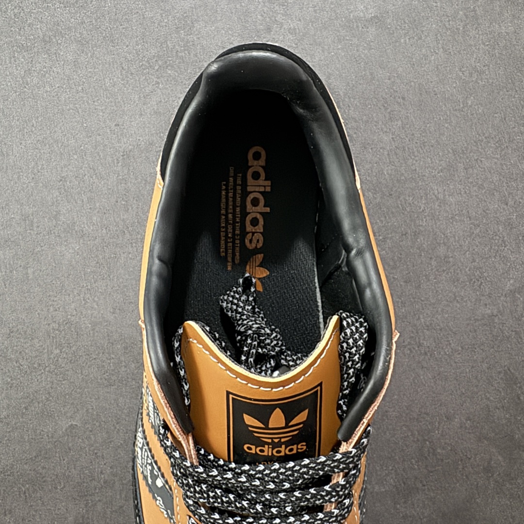 图片[7]-【定制版】Peaceminusone x Adidas Originals Samba OG 权志龙联名黑棕桑巴舞系列复古经典轻便板鞋 定制鞋盒 大厂流水作业生产 超高清洁度 皮料切割干净无任何毛边 细节完美 货号：XR0008 尺码：36 36.5 37 38 38.5 39 40 40 40.41 42 42.5 43 44 44.5 45 编码：CCB270280-选品中心