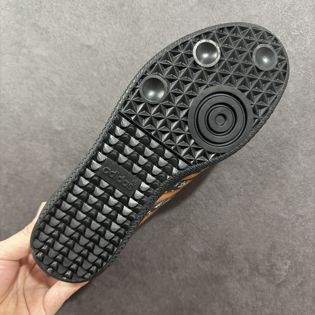 图片[9]-【定制版】Peaceminusone x Adidas Originals Samba OG 权志龙联名黑棕桑巴舞系列复古经典轻便板鞋 定制鞋盒 大厂流水作业生产 超高清洁度 皮料切割干净无任何毛边 细节完美 货号：XR0008 尺码：36 36.5 37 38 38.5 39 40 40 40.41 42 42.5 43 44 44.5 45 编码：CCB270280-选品中心