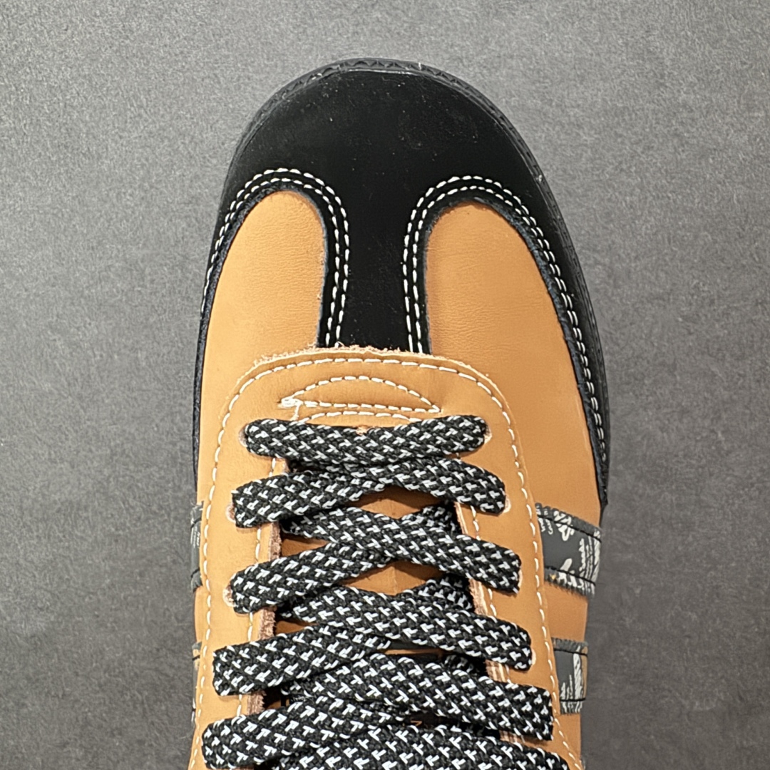 图片[8]-【定制版】Peaceminusone x Adidas Originals Samba OG 权志龙联名黑棕桑巴舞系列复古经典轻便板鞋 定制鞋盒 大厂流水作业生产 超高清洁度 皮料切割干净无任何毛边 细节完美 货号：XR0008 尺码：36 36.5 37 38 38.5 39 40 40 40.41 42 42.5 43 44 44.5 45 编码：CCB270280-选品中心