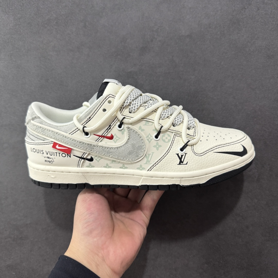 【定制版】Nike SB Dunk Low LV联名 灰布勾抽绳 周年高端定制 低帮休闲板鞋 #定制鞋盒 大厂纯原品质出货 超高清洁度 皮料切割干净无任何毛边 细节完美 货号:YX5066-379 尺码:36 36.5 37.5 38 38.5 39 40 40.5 41 42 42.5 43 44 44.5 45 编码:HXSB350360-选品中心