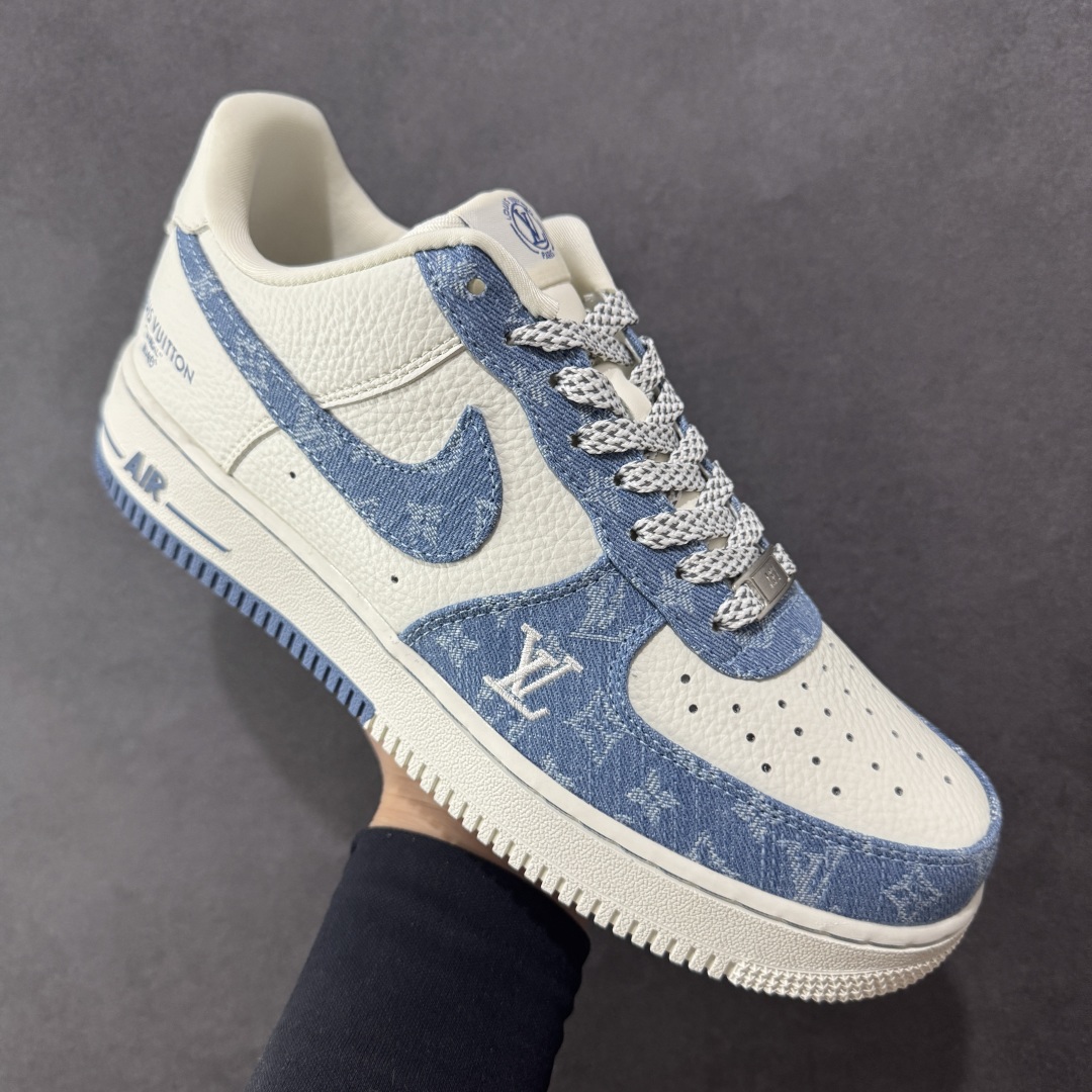 图片[3]-【定制版】Louis Vuitton x Nk Air Force 1’07 定制配色 Lv联名 空军一号低帮经典低帮休闲百搭板鞋 SC0601-555 定制鞋盒 大厂流水作业生产 超高清洁度 皮料切割干净无任何毛边 内置蜂窝气垫 细节完美   尺码：36 36.5 37.5 38 38.5 39 40 40.5 41 42 42.5 43 44 44.5 45 编码：HXSB310320-选品中心