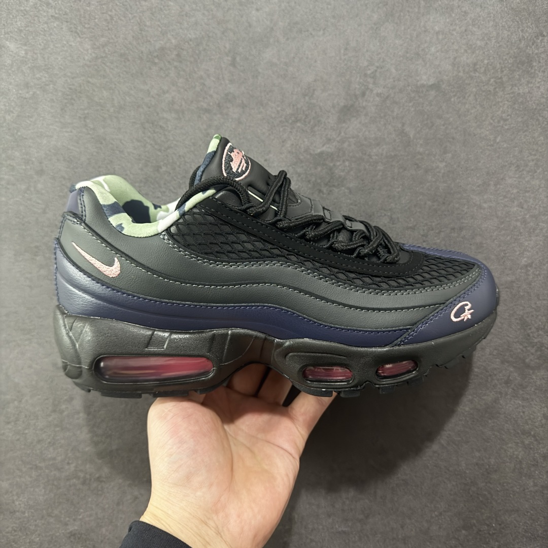 【公司级】Corteiz x NK Air Max 95 联名复古舒适气垫运动鞋 FB2709-001 全部配色 原鞋开发生产 高度还原 一眼ZP既视感 男女鞋真标半码制 原楦原纸版数据开发 环保进口透气牛皮革材质 高弹EVA缓震中底组合开窗式Air气垫装置 外置防滑耐磨橡胶外底❗ 尺码：36 37.5 38 38.5 39 40 40.5 41 42 42.5 43 44 44.5 45 46 47.5-选品中心