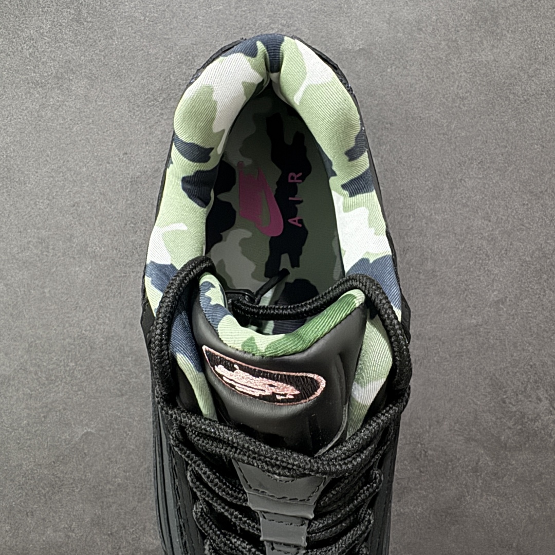 图片[7]-【公司级】Corteiz x NK Air Max 95 联名复古舒适气垫运动鞋 FB2709-001 全部配色 原鞋开发生产 高度还原 一眼ZP既视感 男女鞋真标半码制 原楦原纸版数据开发 环保进口透气牛皮革材质 高弹EVA缓震中底组合开窗式Air气垫装置 外置防滑耐磨橡胶外底❗ 尺码：36 37.5 38 38.5 39 40 40.5 41 42 42.5 43 44 44.5 45 46 47.5-选品中心