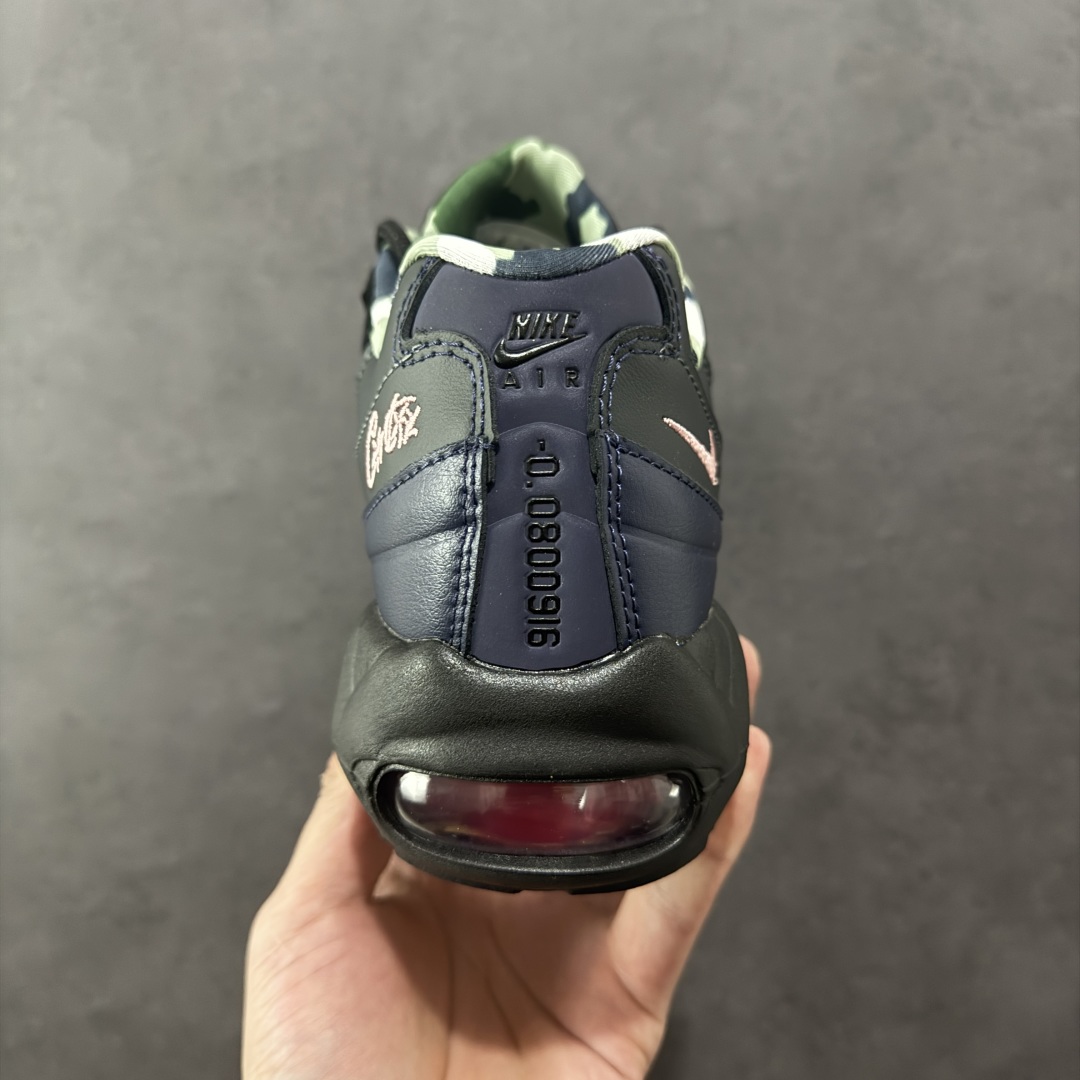 图片[4]-【公司级】Corteiz x NK Air Max 95 联名复古舒适气垫运动鞋 FB2709-001 全部配色 原鞋开发生产 高度还原 一眼ZP既视感 男女鞋真标半码制 原楦原纸版数据开发 环保进口透气牛皮革材质 高弹EVA缓震中底组合开窗式Air气垫装置 外置防滑耐磨橡胶外底❗ 尺码：36 37.5 38 38.5 39 40 40.5 41 42 42.5 43 44 44.5 45 46 47.5-选品中心