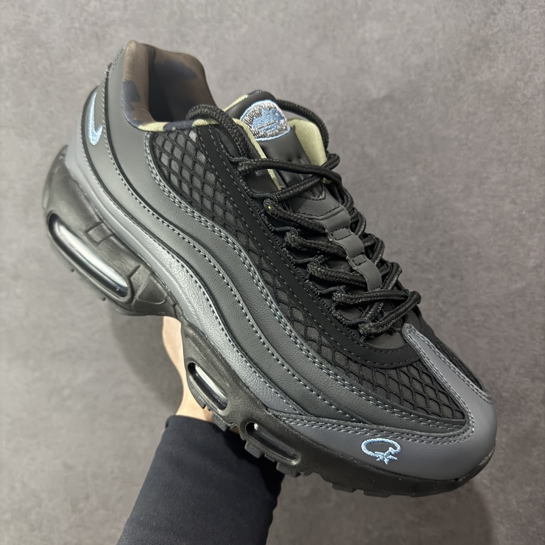 图片[3]-【公司级】Corteiz x NK Air Max 95 联名复古舒适气垫运动鞋 FB2709-002 全部配色 原鞋开发生产 高度还原 一眼ZP既视感 男女鞋真标半码制 原楦原纸版数据开发 环保进口透气牛皮革材质 高弹EVA缓震中底组合开窗式Air气垫装置 外置防滑耐磨橡胶外底❗ 尺码：36 37.5 38 38.5 39 40 40.5 41 42 42.5 43 44 44.5 45 46 47.5-选品中心