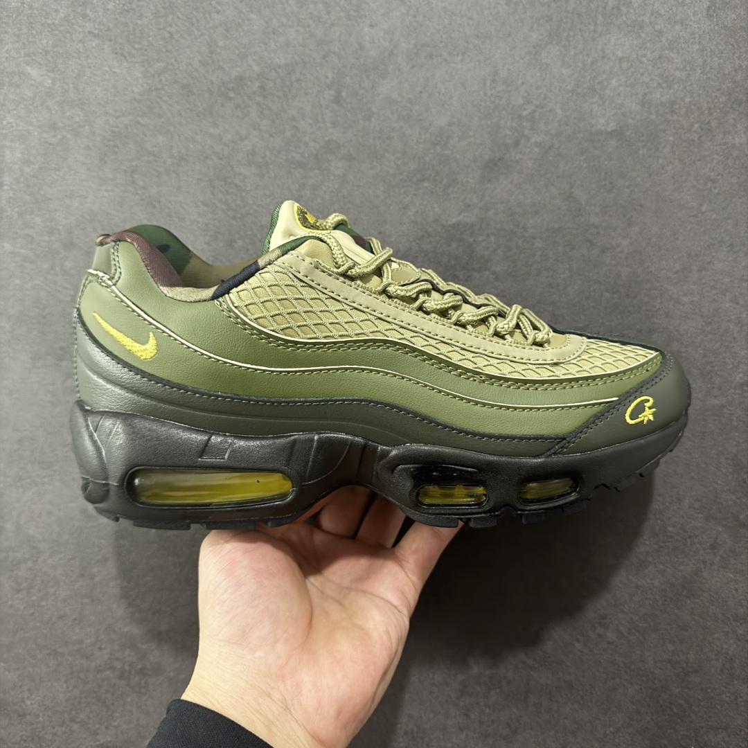 【公司级】Corteiz x NK Air Max 95 联名复古舒适气垫运动鞋 FB2709-300 全部配色 原鞋开发生产 高度还原 一眼ZP既视感 男女鞋真标半码制 原楦原纸版数据开发 环保进口透气牛皮革材质 高弹EVA缓震中底组合开窗式Air气垫装置 外置防滑耐磨橡胶外底❗ 尺码：36 37.5 38 38.5 39 40 40.5 41 42 42.5 43 44 44.5 45 46 47.5-选品中心