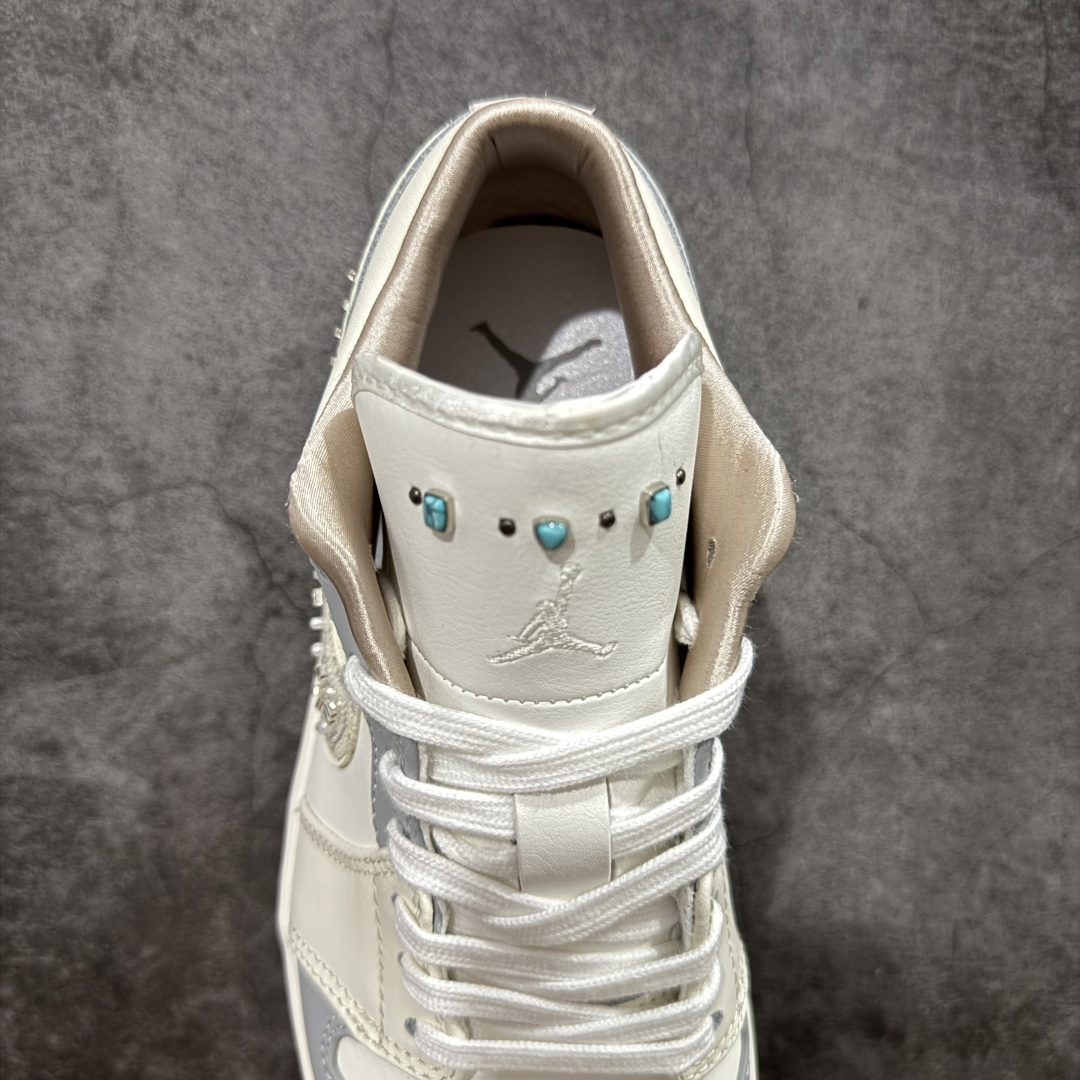  
【纯原】Air Jordan Low AJ1 乔1 低帮文化休闲运动板鞋 白灰 IH7323-100
