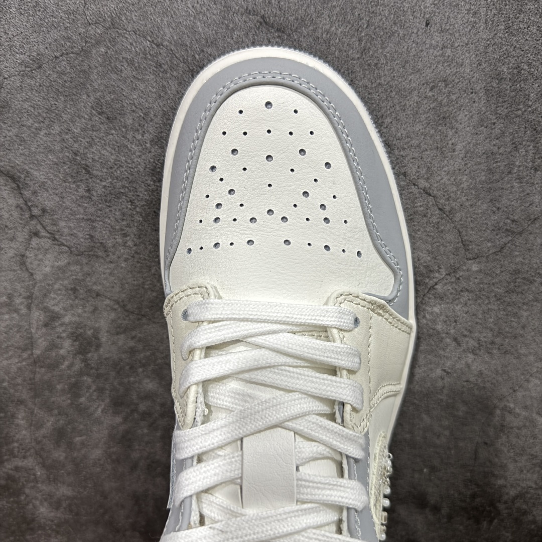  
【纯原】Air Jordan Low AJ1 乔1 低帮文化休闲运动板鞋 白灰 IH7323-100