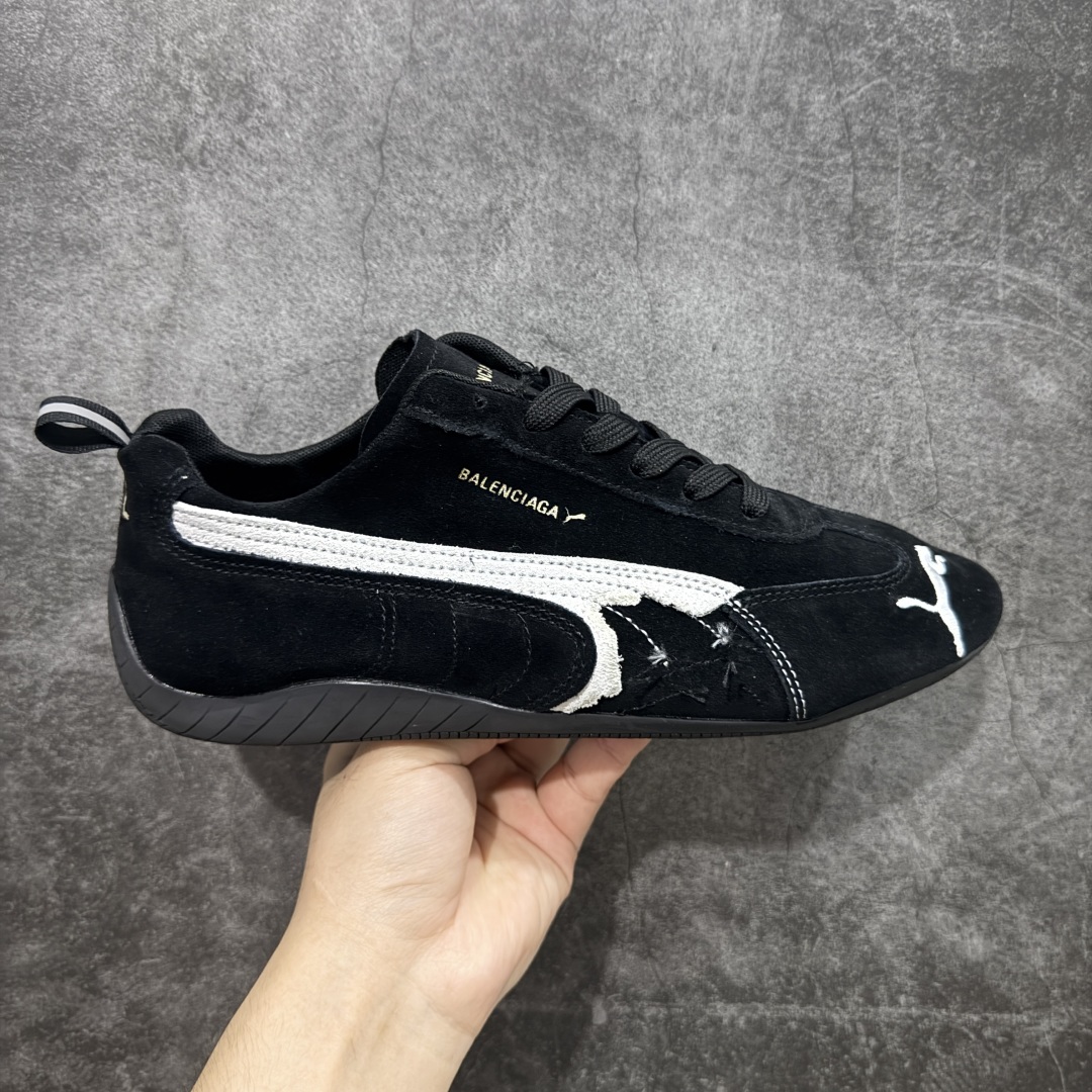 200 首发版巴黎世家联名款The Open Product x Puma Speedcat 极速赛车系列彪马低帮生活休闲鞋 406519-02