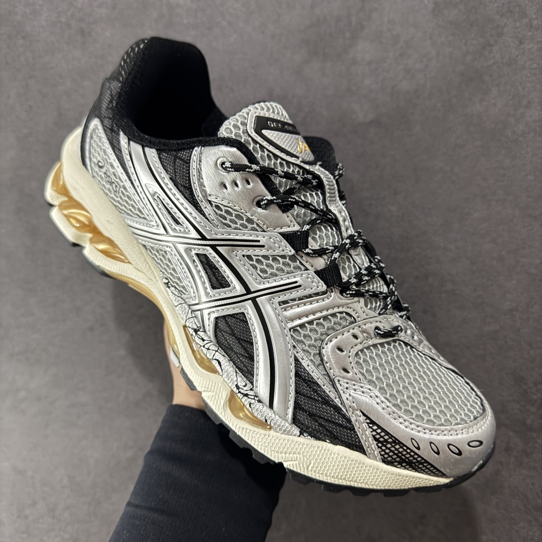 图片[3]-【K8】亚瑟士/ASICS Gel-Nimbus 10.1 雨云10.1代系列轻量缓震休闲运动跑步鞋 黑黄银 货号：1203A673-100 #采用环保太空合成革配合透气网眼布鞋面材质 #中底3D可视GEL缓震胶效果 #升级EVA全新缓震中底部位科技组合耐磨橡胶外底片❗️ 尺码：36 37 37.5 38 39 39.5 40 40.5 41.5 42 42.5 43.5 44 45 编码：YBB270280-选品中心