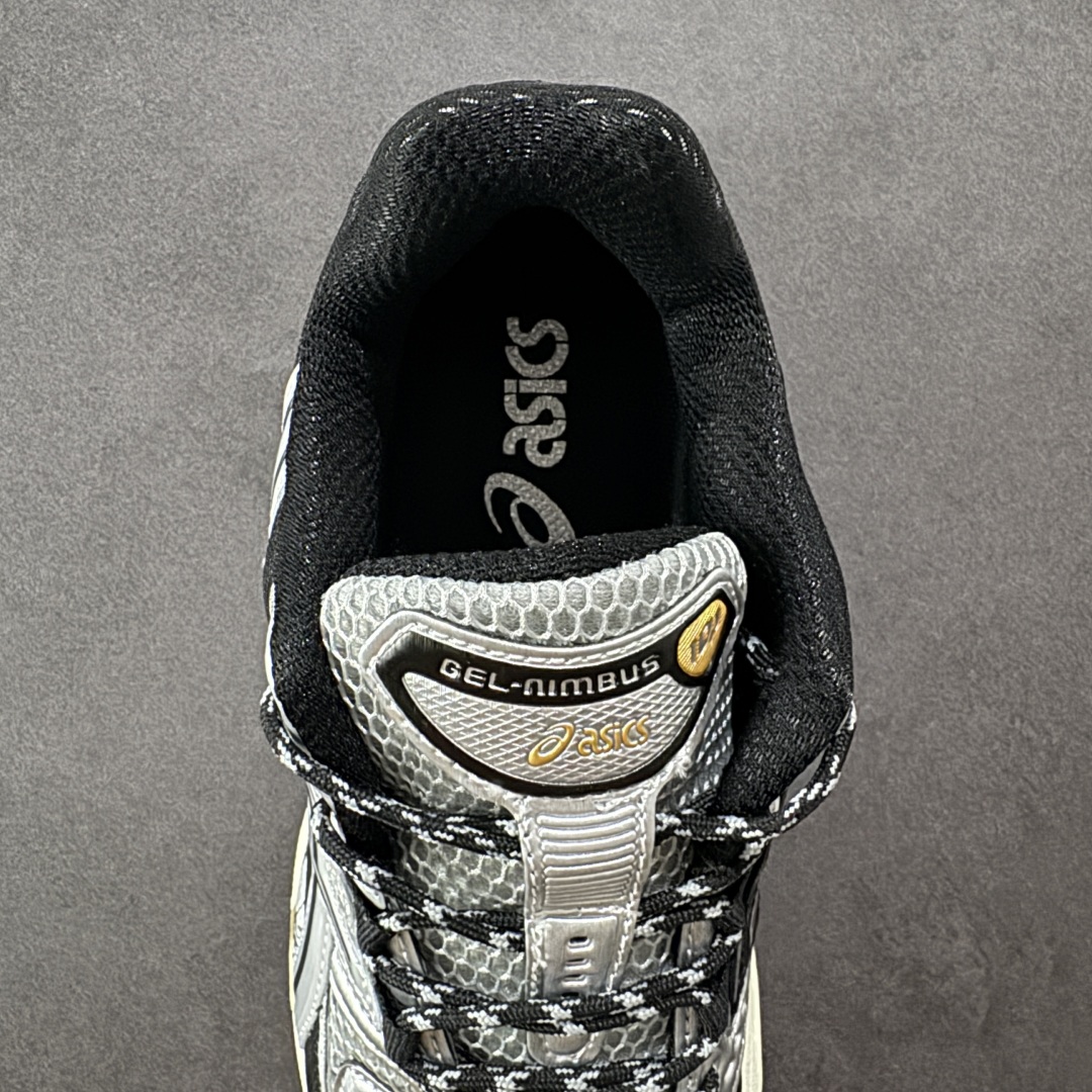 图片[7]-【K8】亚瑟士/ASICS Gel-Nimbus 10.1 雨云10.1代系列轻量缓震休闲运动跑步鞋 黑黄银 货号：1203A673-100 #采用环保太空合成革配合透气网眼布鞋面材质 #中底3D可视GEL缓震胶效果 #升级EVA全新缓震中底部位科技组合耐磨橡胶外底片❗️ 尺码：36 37 37.5 38 39 39.5 40 40.5 41.5 42 42.5 43.5 44 45 编码：YBB270280-选品中心