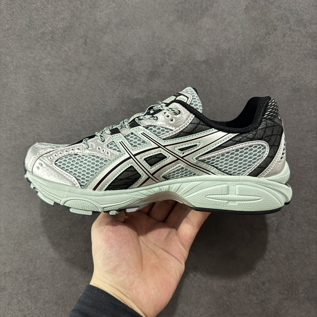 图片[2]-【K8】亚瑟士/ASICS Gel-Nimbus 10.1 雨云10.1代系列轻量缓震休闲运动跑步鞋 黑绿银 货号：1203A543-400 #采用环保太空合成革配合透气网眼布鞋面材质 #中底3D可视GEL缓震胶效果 #升级EVA全新缓震中底部位科技组合耐磨橡胶外底片❗️ 尺码：36 37 37.5 38 39 39.5 40 40.5 41.5 42 42.5 43.5 44 45 编码：YBB270280-选品中心