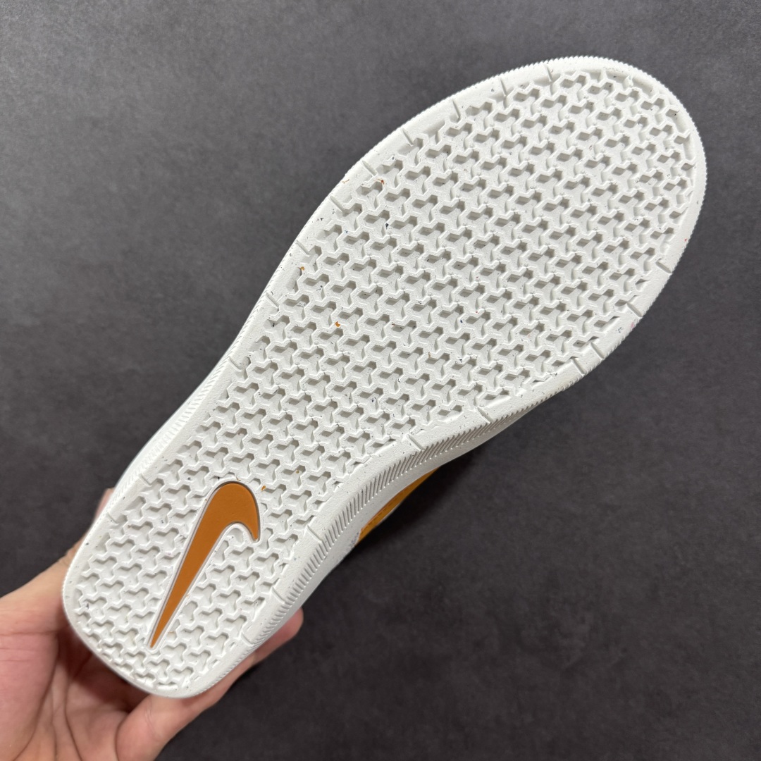 纯原版Nike SB Force 58 灰橘色 传统篮球风格 Nike SB Force 58 男/女滑板鞋 DV5477-007