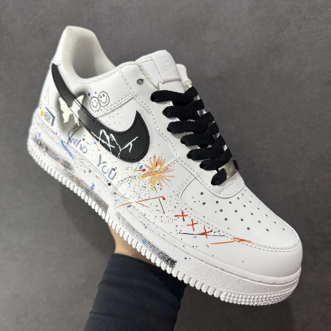 图片[3]-【定制版】Nike Air Force 1\’07 Low 蝴蝶涂鸦 空军一号低帮休闲板鞋  #定制皮料 原厂3D打印 定制鞋盒 原楦原纸板 纯正空军版型 内置全掌气垫 货号：ZH0316-088 C2G4  尺码：36 36.5 37.5 38 38.5 39 40 40.5 41 42 42.5 43 44 44.5 45 编码：HXSA310320-选品中心