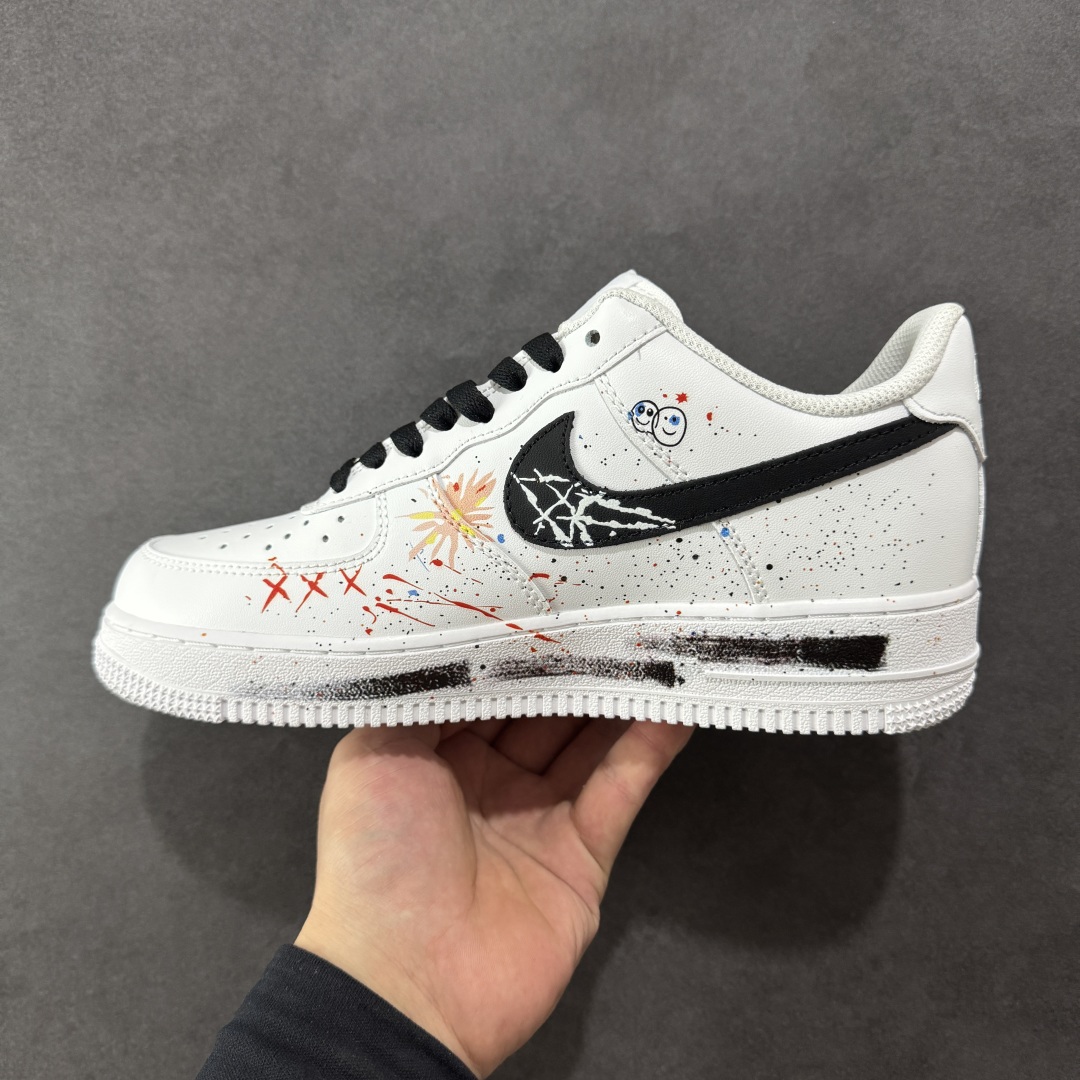 图片[2]-【定制版】Nike Air Force 1\’07 Low 蝴蝶涂鸦 空军一号低帮休闲板鞋  #定制皮料 原厂3D打印 定制鞋盒 原楦原纸板 纯正空军版型 内置全掌气垫 货号：ZH0316-088 C2G4  尺码：36 36.5 37.5 38 38.5 39 40 40.5 41 42 42.5 43 44 44.5 45 编码：HXSA310320-选品中心