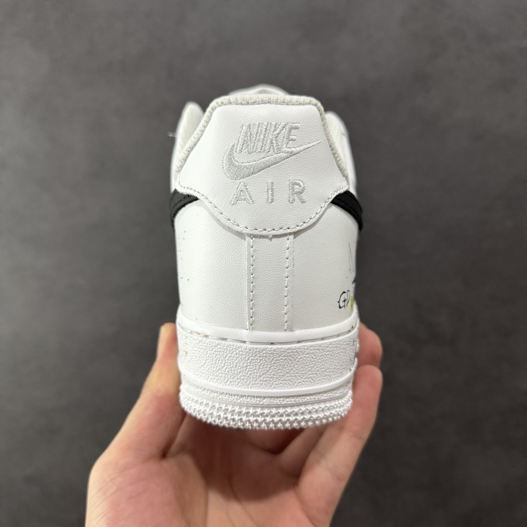 图片[4]-【定制版】Nike Air Force 1\’07 Low 蝴蝶涂鸦 空军一号低帮休闲板鞋  #定制皮料 原厂3D打印 定制鞋盒 原楦原纸板 纯正空军版型 内置全掌气垫 货号：ZH0316-088 C2G4  尺码：36 36.5 37.5 38 38.5 39 40 40.5 41 42 42.5 43 44 44.5 45 编码：HXSA310320-选品中心