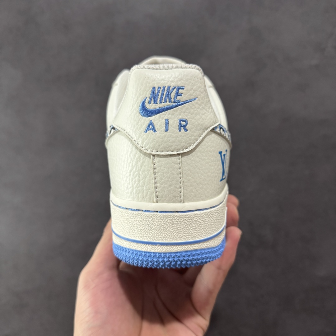 图片[4]-【定制版】Nike Air Force 1\’07 Low LV联名 奶白霜蓝 空军一号低帮休闲板鞋  #原楦头原纸板 原装鞋盒 原厂鞋底 超高清洁度 细节完美 货号：LW9279-017  尺码：36 36.5 37.5 38 38.5 39 40 40.5 41 42 42.5 43 44 44.5 45-选品中心
