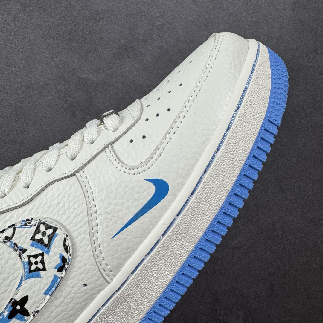 图片[5]-【定制版】Nike Air Force 1\’07 Low LV联名 奶白霜蓝 空军一号低帮休闲板鞋  #原楦头原纸板 原装鞋盒 原厂鞋底 超高清洁度 细节完美 货号：LW9279-017  尺码：36 36.5 37.5 38 38.5 39 40 40.5 41 42 42.5 43 44 44.5 45-选品中心