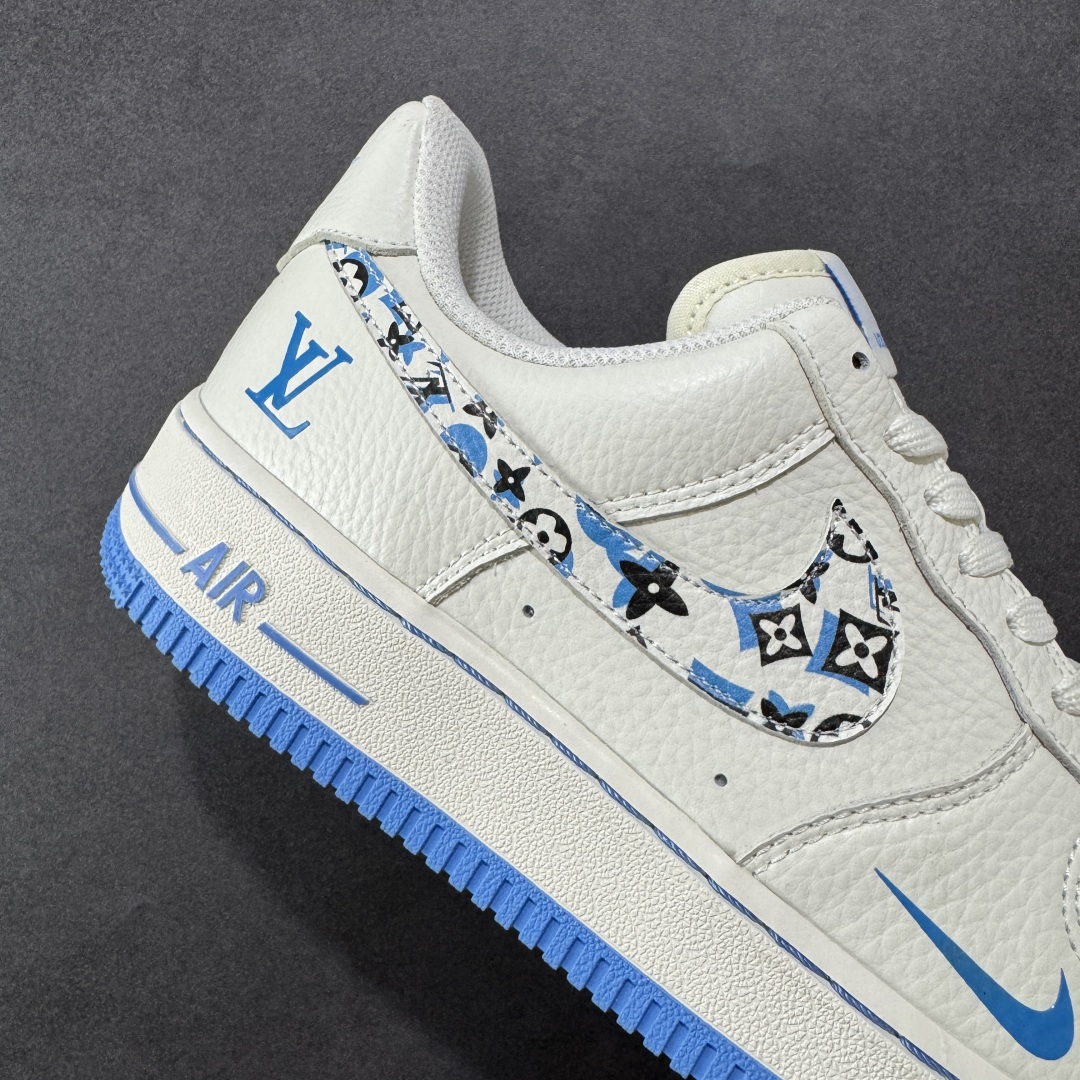 图片[6]-【定制版】Nike Air Force 1\’07 Low LV联名 奶白霜蓝 空军一号低帮休闲板鞋  #原楦头原纸板 原装鞋盒 原厂鞋底 超高清洁度 细节完美 货号：LW9279-017  尺码：36 36.5 37.5 38 38.5 39 40 40.5 41 42 42.5 43 44 44.5 45-选品中心
