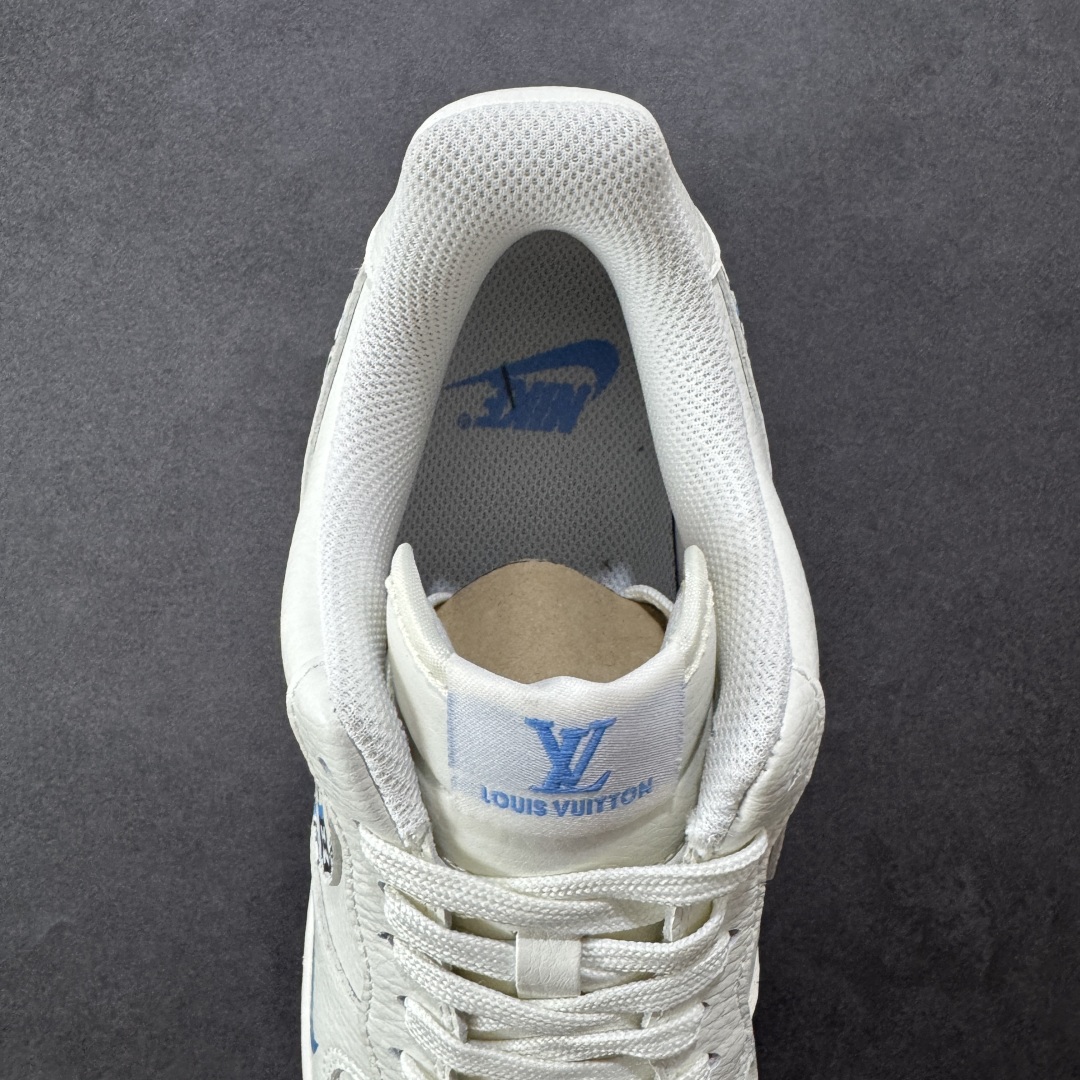 图片[7]-【定制版】Nike Air Force 1\’07 Low LV联名 奶白霜蓝 空军一号低帮休闲板鞋  #原楦头原纸板 原装鞋盒 原厂鞋底 超高清洁度 细节完美 货号：LW9279-017  尺码：36 36.5 37.5 38 38.5 39 40 40.5 41 42 42.5 43 44 44.5 45-选品中心