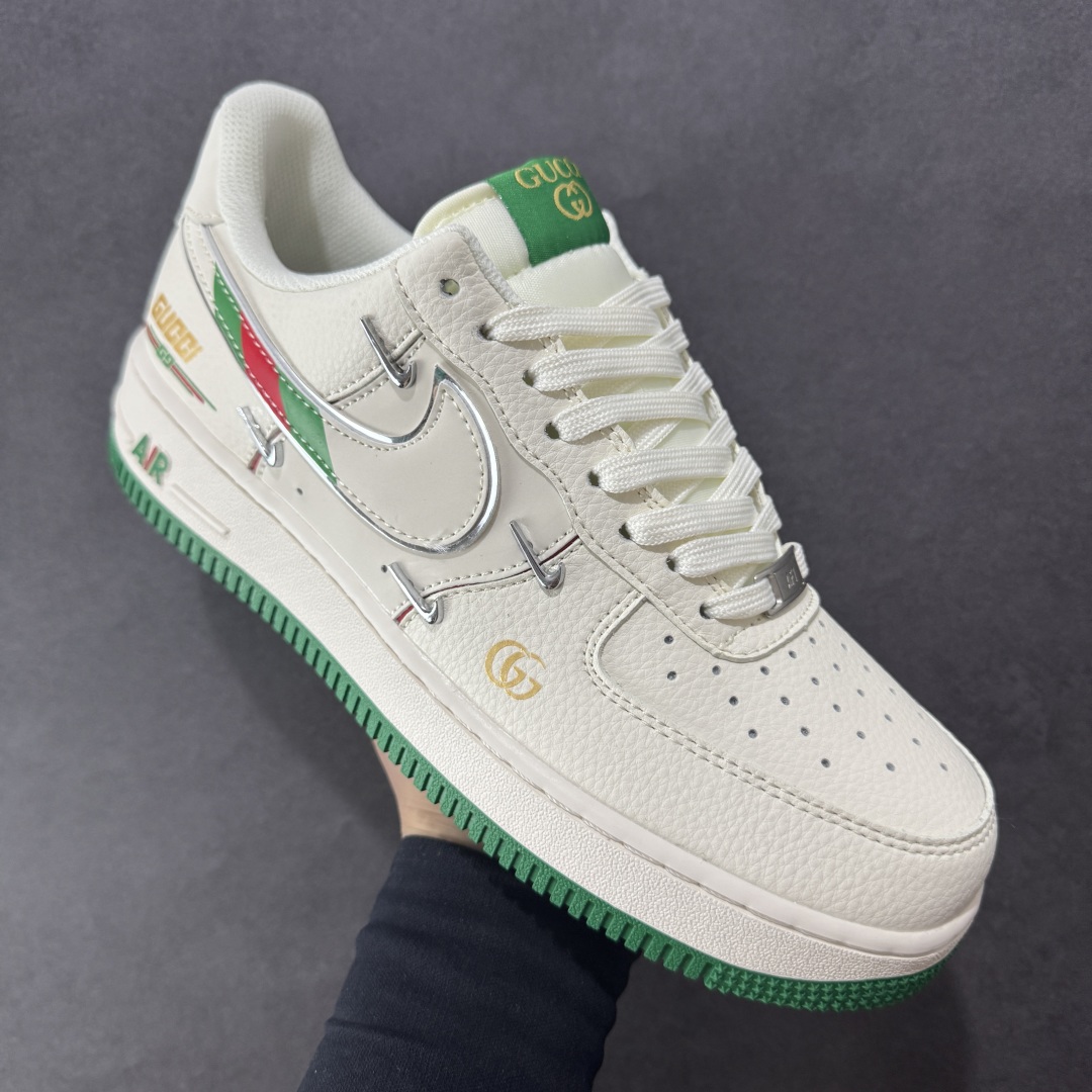 图片[3]-【定制版】Nike Air Force 1\’07 Low 古驰联名 彩绿四勾 空军一号低帮休闲板鞋  #原楦头原纸板 原装鞋盒 定制五金配件 内置全掌气垫 原厂鞋底 货号：XS2869-002 C2G4  尺码：36 36.5 37.5 38 38.5 39 40 40.5 41 42 42.5 43 44 44.5 45 编码：HXSA310320-选品中心