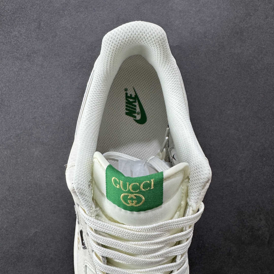 图片[7]-【定制版】Nike Air Force 1\’07 Low 古驰联名 彩绿四勾 空军一号低帮休闲板鞋  #原楦头原纸板 原装鞋盒 定制五金配件 内置全掌气垫 原厂鞋底 货号：XS2869-002 C2G4  尺码：36 36.5 37.5 38 38.5 39 40 40.5 41 42 42.5 43 44 44.5 45 编码：HXSA310320-选品中心