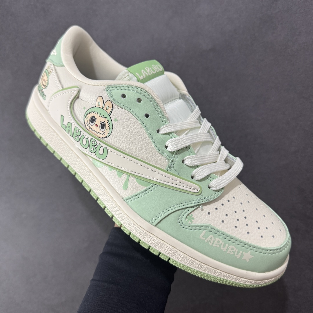  
【定制版】拉布布XAir Jordan 1 Low OG AJ1 乔1反转倒勾 联名款休闲运动篮球鞋