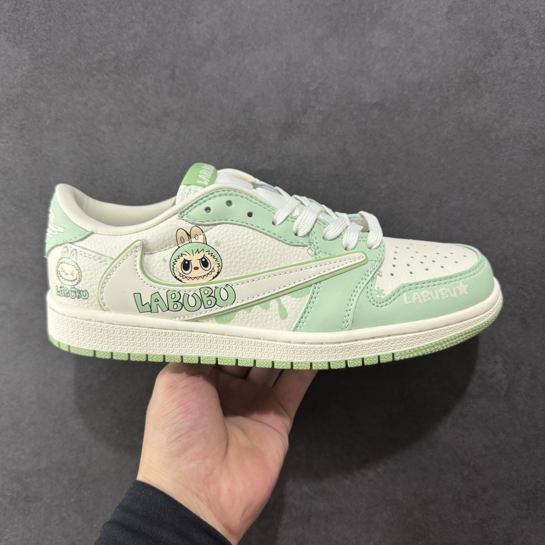  
【定制版】拉布布XAir Jordan 1 Low OG AJ1 乔1反转倒勾 联名款休闲运动篮球鞋