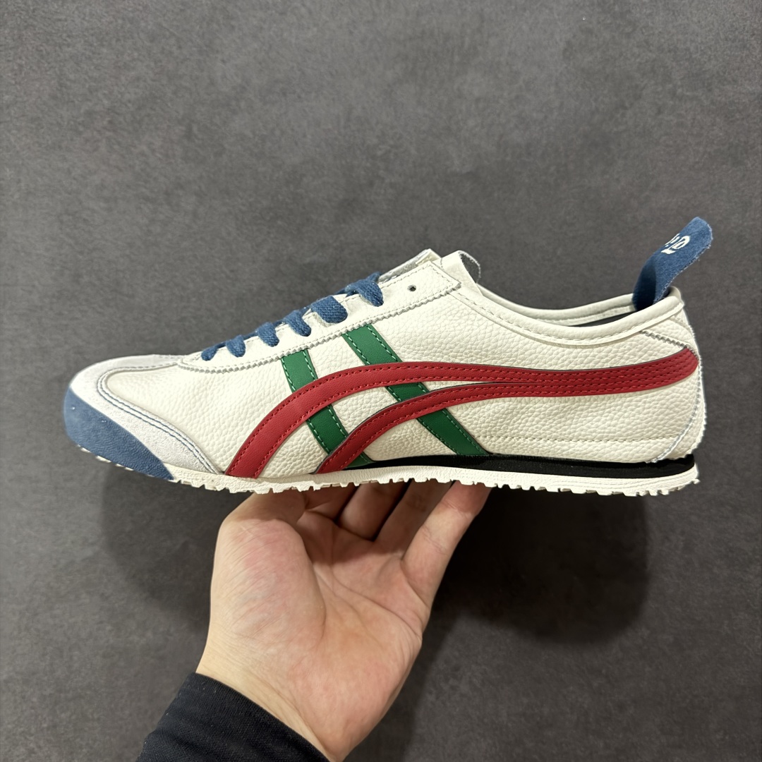 图片[2]-【定制版】OnitsukaTiger 鬼冢虎 古驰联名 低帮运动休闲鞋 红蓝绿撞色条纹配色 亚瑟士鬼冢虎复古经典板鞋经典传承及创新锐意，纹路、色泽、皮心颜色 质感百分百还原 大厂出品 超成熟稳定的做工 细节品控 货号：DL408-136 尺码：36 37 37.5 38 39 39.5 40.5 41.5 42 42.5 43.5 44 44.5 45-选品中心