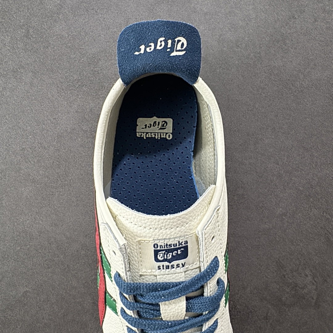 图片[7]-【定制版】OnitsukaTiger 鬼冢虎 古驰联名 低帮运动休闲鞋 红蓝绿撞色条纹配色 亚瑟士鬼冢虎复古经典板鞋经典传承及创新锐意，纹路、色泽、皮心颜色 质感百分百还原 大厂出品 超成熟稳定的做工 细节品控 货号：DL408-136 尺码：36 37 37.5 38 39 39.5 40.5 41.5 42 42.5 43.5 44 44.5 45-选品中心