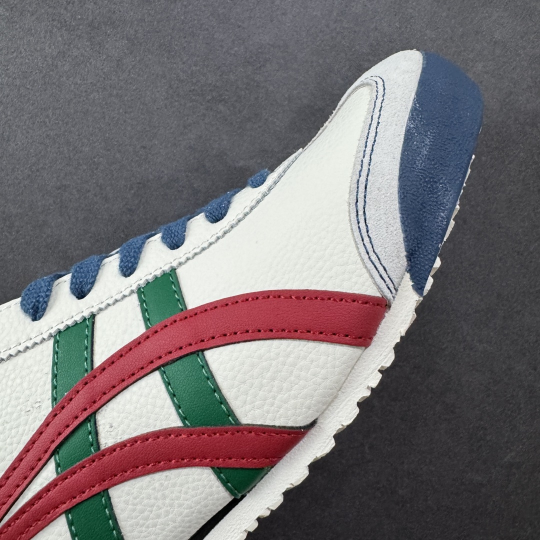 图片[5]-【定制版】OnitsukaTiger 鬼冢虎 古驰联名 低帮运动休闲鞋 红蓝绿撞色条纹配色 亚瑟士鬼冢虎复古经典板鞋经典传承及创新锐意，纹路、色泽、皮心颜色 质感百分百还原 大厂出品 超成熟稳定的做工 细节品控 货号：DL408-136 尺码：36 37 37.5 38 39 39.5 40.5 41.5 42 42.5 43.5 44 44.5 45-选品中心