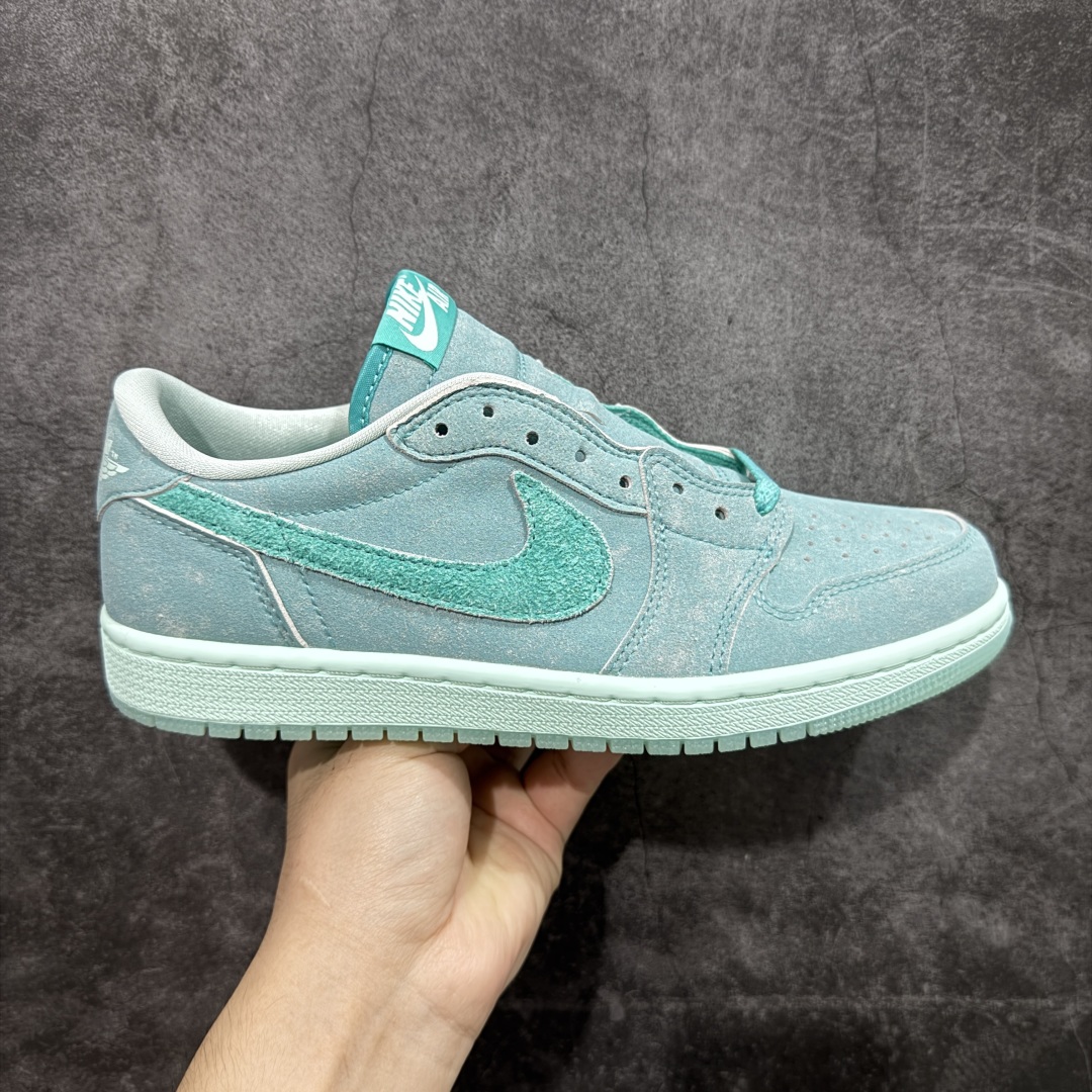 
【纯原F版】Air Jordan 1 Retro Low OG”Washed Teal“ AJ1 乔1