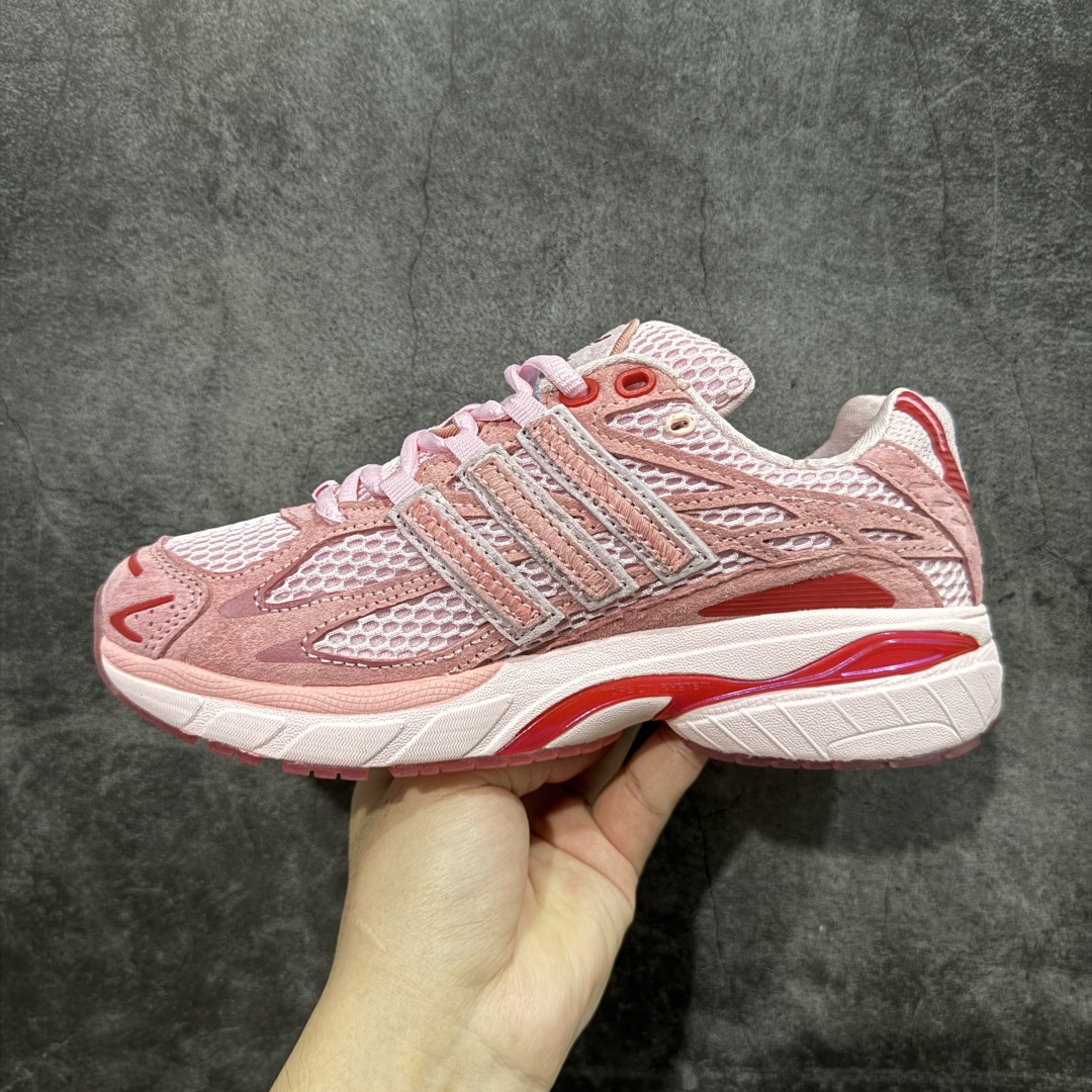 图片[2]-【HZ版本】Unheardof x Adidas Originals Adistar Cushion \”Captain Piggy\” JS2974 阿迪复古舒适防滑减震生活休闲鞋   原楦纸板数据开发 铸造原味鞋型。鞋身采用缎面、网眼、马毛和绒面革等丰富材质，耐磨防撕裂面料和TPU后跟结构，皮革鞋面缀有交叉失眠，搭配织物内里，舒适妥帖。双密度大底设计，更具稳定性。大厂出品，细节无敌，诠释最高工艺。 货号：JS2974 尺码：35 36 36.5 37 38 38.5 39 40 40.5 41 42 42.5 43 44 44.5 45-选品中心