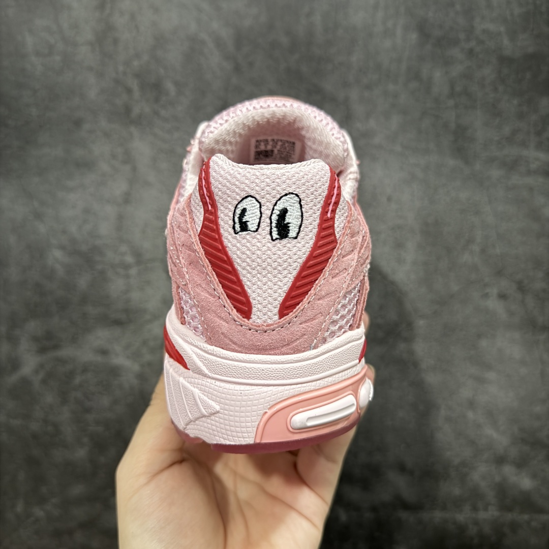 图片[4]-【HZ版本】Unheardof x Adidas Originals Adistar Cushion \”Captain Piggy\” JS2974 阿迪复古舒适防滑减震生活休闲鞋   原楦纸板数据开发 铸造原味鞋型。鞋身采用缎面、网眼、马毛和绒面革等丰富材质，耐磨防撕裂面料和TPU后跟结构，皮革鞋面缀有交叉失眠，搭配织物内里，舒适妥帖。双密度大底设计，更具稳定性。大厂出品，细节无敌，诠释最高工艺。 货号：JS2974 尺码：35 36 36.5 37 38 38.5 39 40 40.5 41 42 42.5 43 44 44.5 45-选品中心