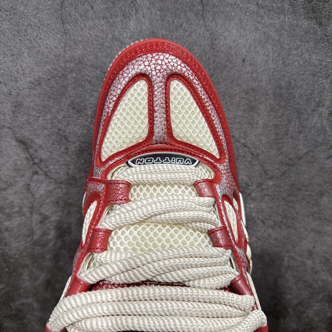 图片[5]-【广东纯原版本】Louis Vuitton LV Skate时装走秀圆头系带运动鞋 完美鞋型超高的清洁度 零毛边线头瑕疵 全套原楦原纸版原鞋开模 全网最具灵魂的版型 正确原装黄色鞋盒 正确中底印花 鞋面印花3D高频深度立体 全鞋电脑针车 紧密相连 针距密度一致 环保乳胶注塑鞋垫 厚度脚感还原原版 皮面裁剪部位 统一油边封口工艺 原装橡胶大底含胶量大底组合零偏差 专柜全套包装 防尘袋 说明书 质保卡 男女鞋 尺码：35 36 37 38 39 40 41 42 43 44 45-选品中心