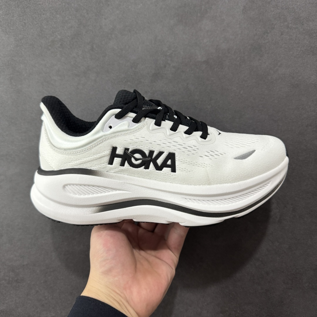 【纯原版】HOKA ONE ONE Bondi 9 WIDE 邦迪九代舒适防滑耐磨低帮休闲跑步鞋