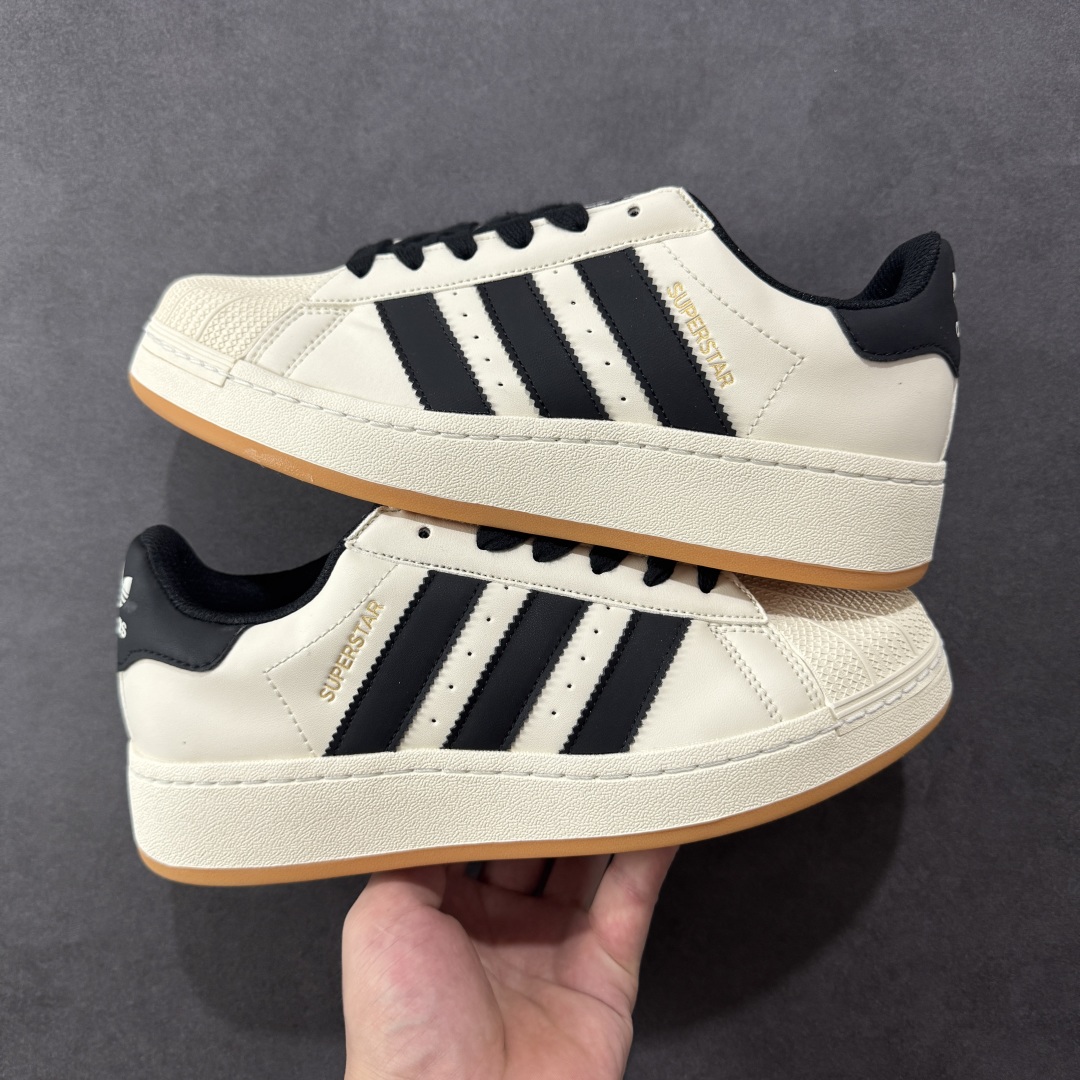 图片[7]-【GQ平台版福利】Adidas Originals Superstar XLG 贝壳头厚底休闲板鞋 原鞋开发 版型正确 细节无敌 清洁度完美 诠释最高工艺 尺码：36-45-选品中心