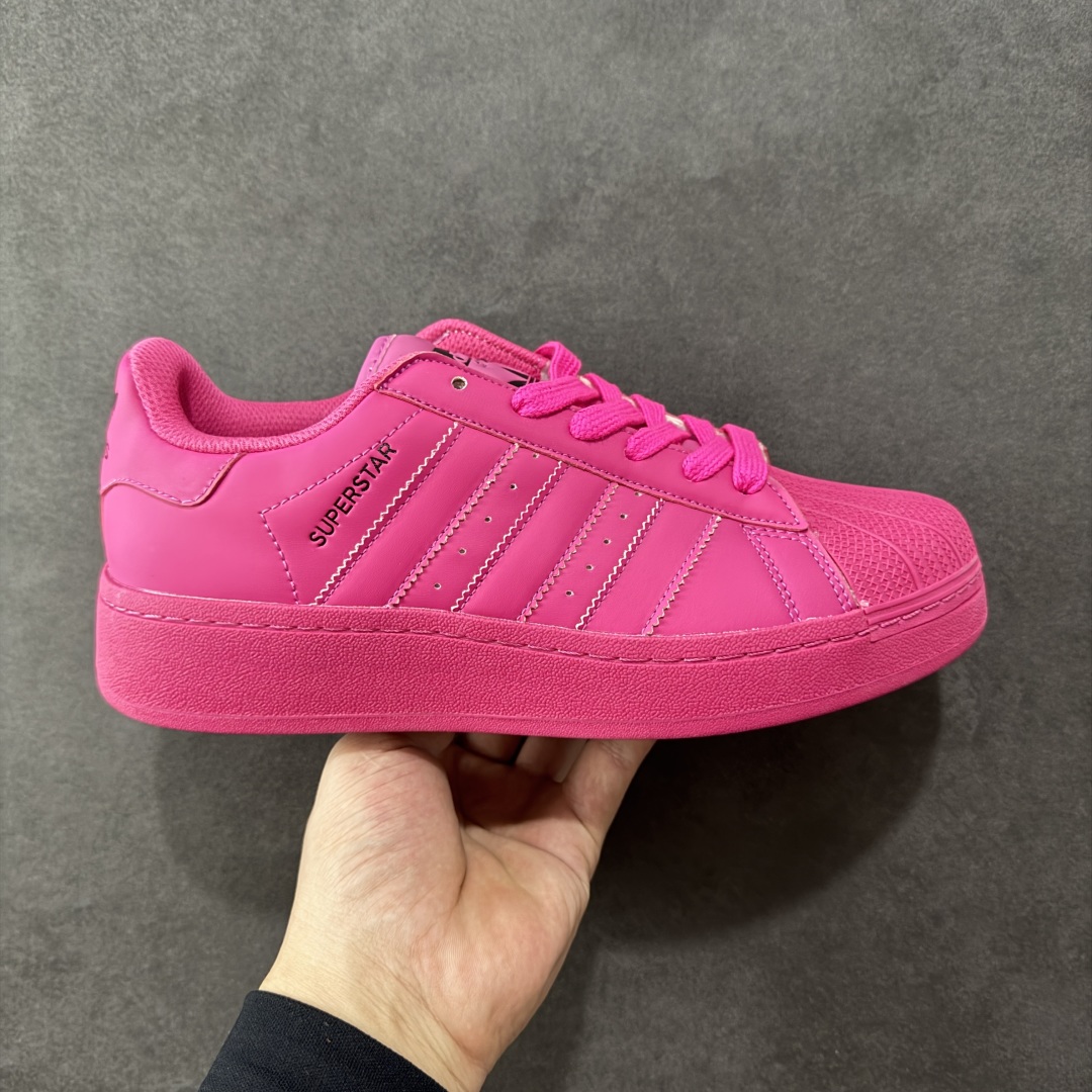 【GQ平台版福利】Adidas Originals Superstar XLG 贝壳头厚底休闲板鞋 原鞋开发 版型正确 细节无敌 清洁度完美 诠释最高工艺 尺码:36-45-选品中心