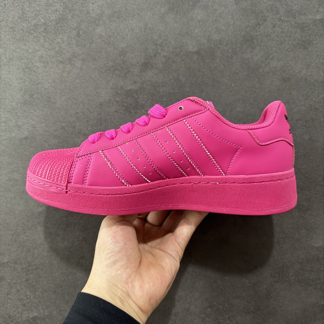 图片[2]-【GQ平台版福利】Adidas Originals Superstar XLG 贝壳头厚底休闲板鞋 原鞋开发 版型正确 细节无敌 清洁度完美 诠释最高工艺 尺码：36-45-选品中心