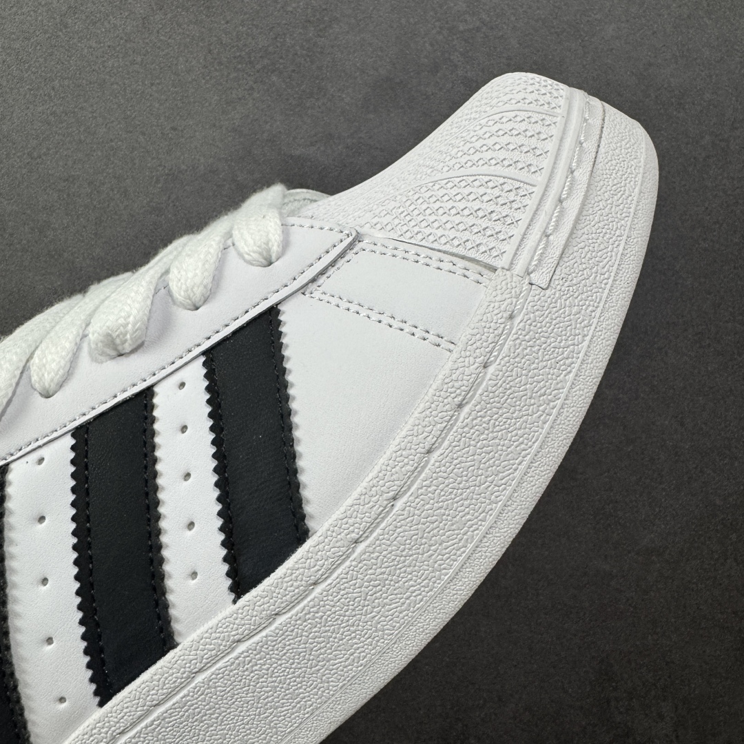 图片[5]-【GQ平台版福利】Adidas Originals Superstar XLG 贝壳头厚底休闲板鞋 原鞋开发 版型正确 细节无敌 清洁度完美 诠释最高工艺 尺码：36-45-选品中心