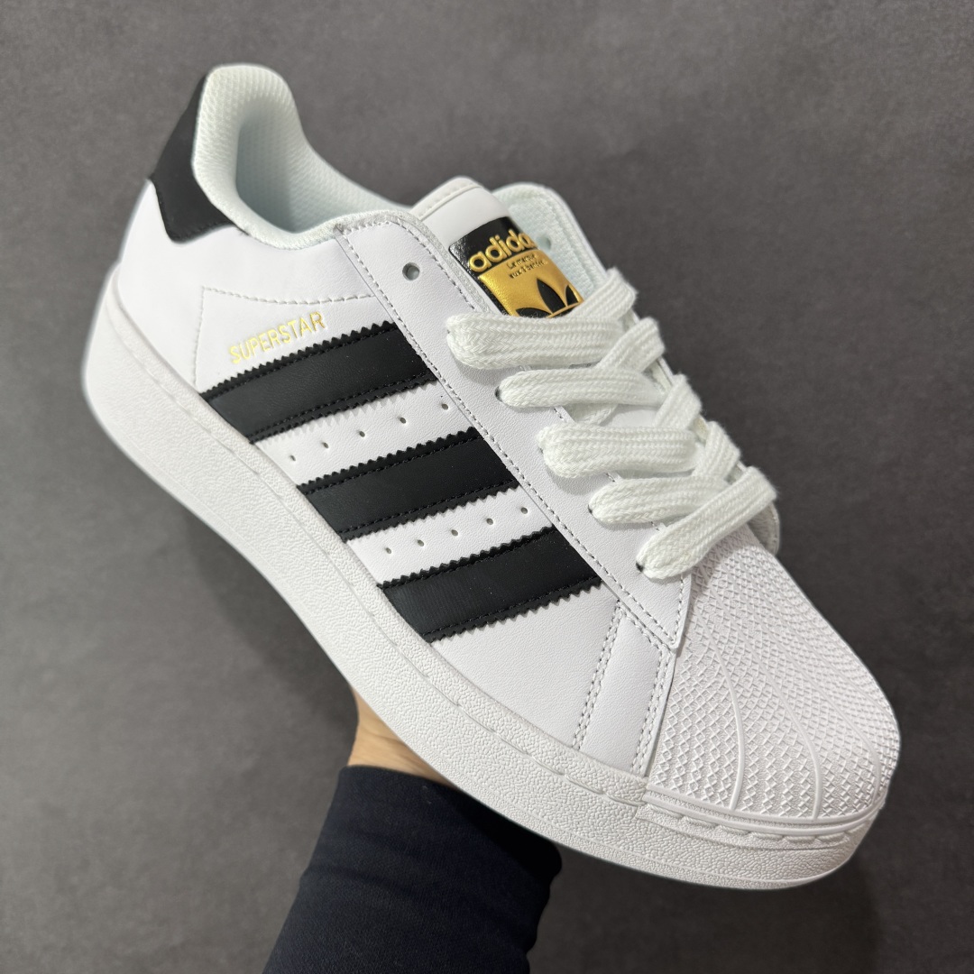 图片[3]-【GQ平台版福利】Adidas Originals Superstar XLG 贝壳头厚底休闲板鞋 原鞋开发 版型正确 细节无敌 清洁度完美 诠释最高工艺 尺码：36-45-选品中心