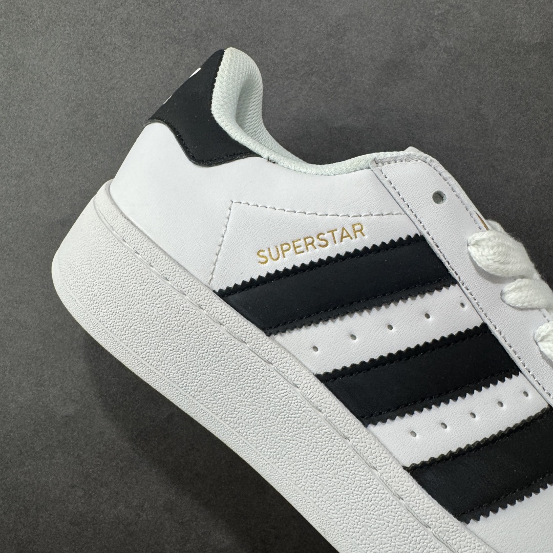 图片[6]-【GQ平台版福利】Adidas Originals Superstar XLG 贝壳头厚底休闲板鞋 原鞋开发 版型正确 细节无敌 清洁度完美 诠释最高工艺 尺码：36-45-选品中心