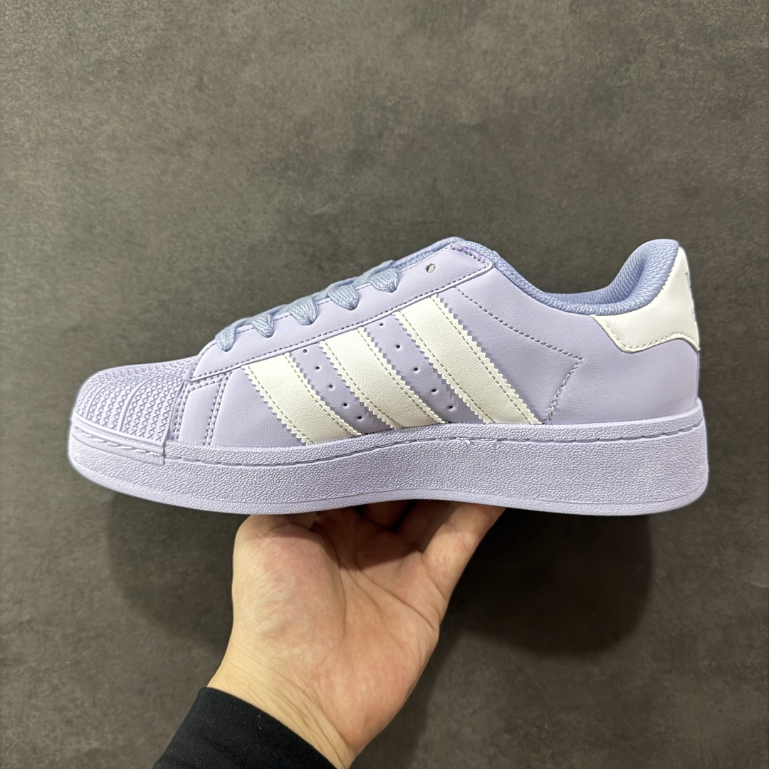 图片[2]-【GQ平台版福利】Adidas Originals Superstar XLG 贝壳头厚底休闲板鞋 原鞋开发 版型正确 细节无敌 清洁度完美 诠释最高工艺 尺码：36-45-选品中心
