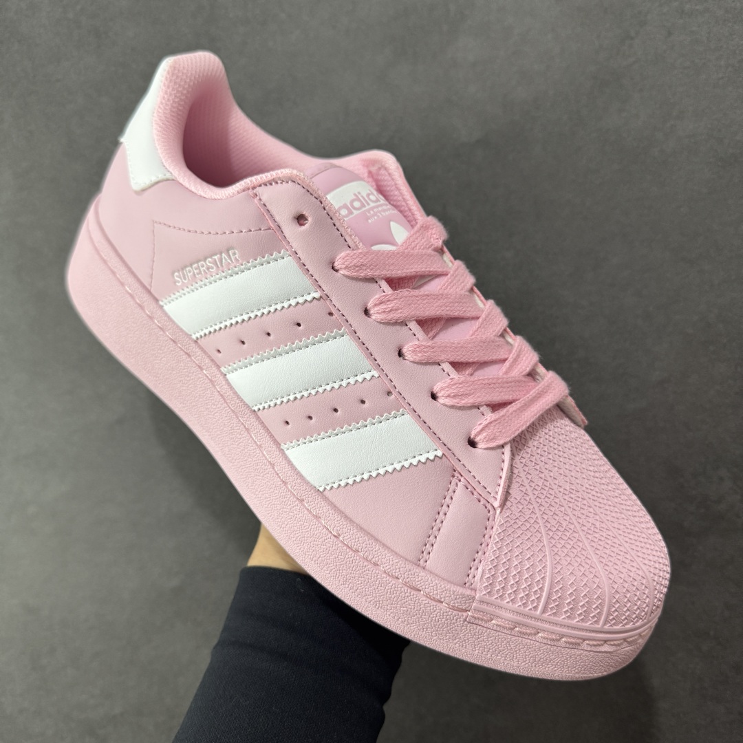 图片[3]-【GQ平台版福利】Adidas Originals Superstar XLG 贝壳头厚底休闲板鞋 原鞋开发 版型正确 细节无敌 清洁度完美 诠释最高工艺 尺码：36-45-选品中心