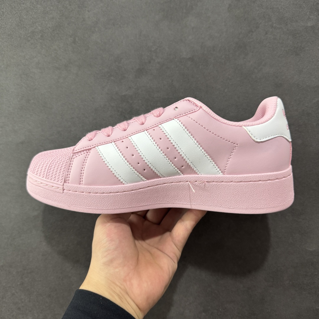 图片[2]-【GQ平台版福利】Adidas Originals Superstar XLG 贝壳头厚底休闲板鞋 原鞋开发 版型正确 细节无敌 清洁度完美 诠释最高工艺 尺码：36-45-选品中心