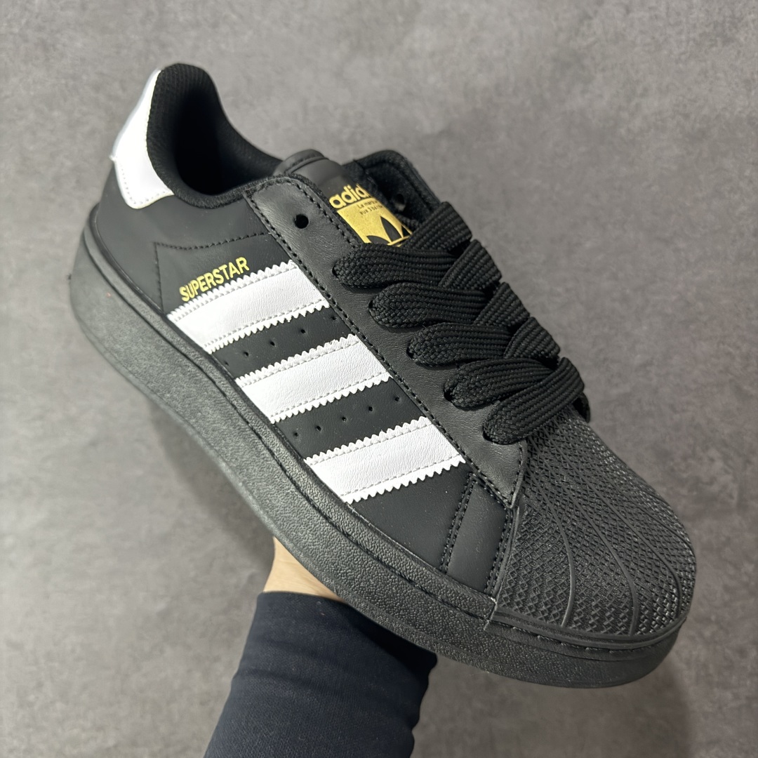 图片[3]-【GQ平台版福利】Adidas Originals Superstar XLG 贝壳头厚底休闲板鞋 原鞋开发 版型正确 细节无敌 清洁度完美 诠释最高工艺 尺码：36-45-选品中心